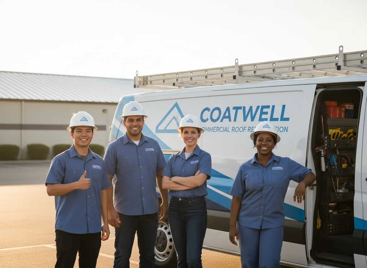 Commercial roof coating company in Maple Hill, KS